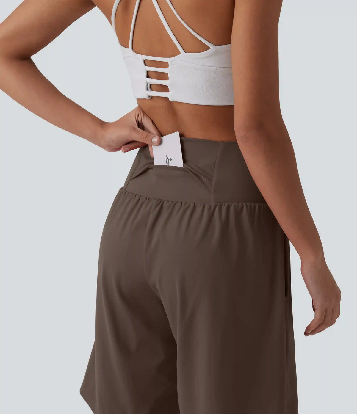 SoftlyZero™ Airy Super High Waisted 2-in-1 InstantCool Yoga Shorts 9" with Pockets