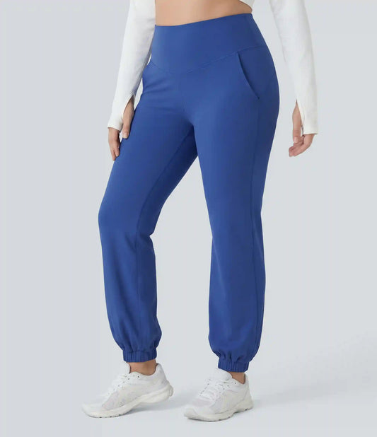 Plus Size SoftlyZero™ High Waisted Tummy Control Dance Balloon Joggers with Pockets