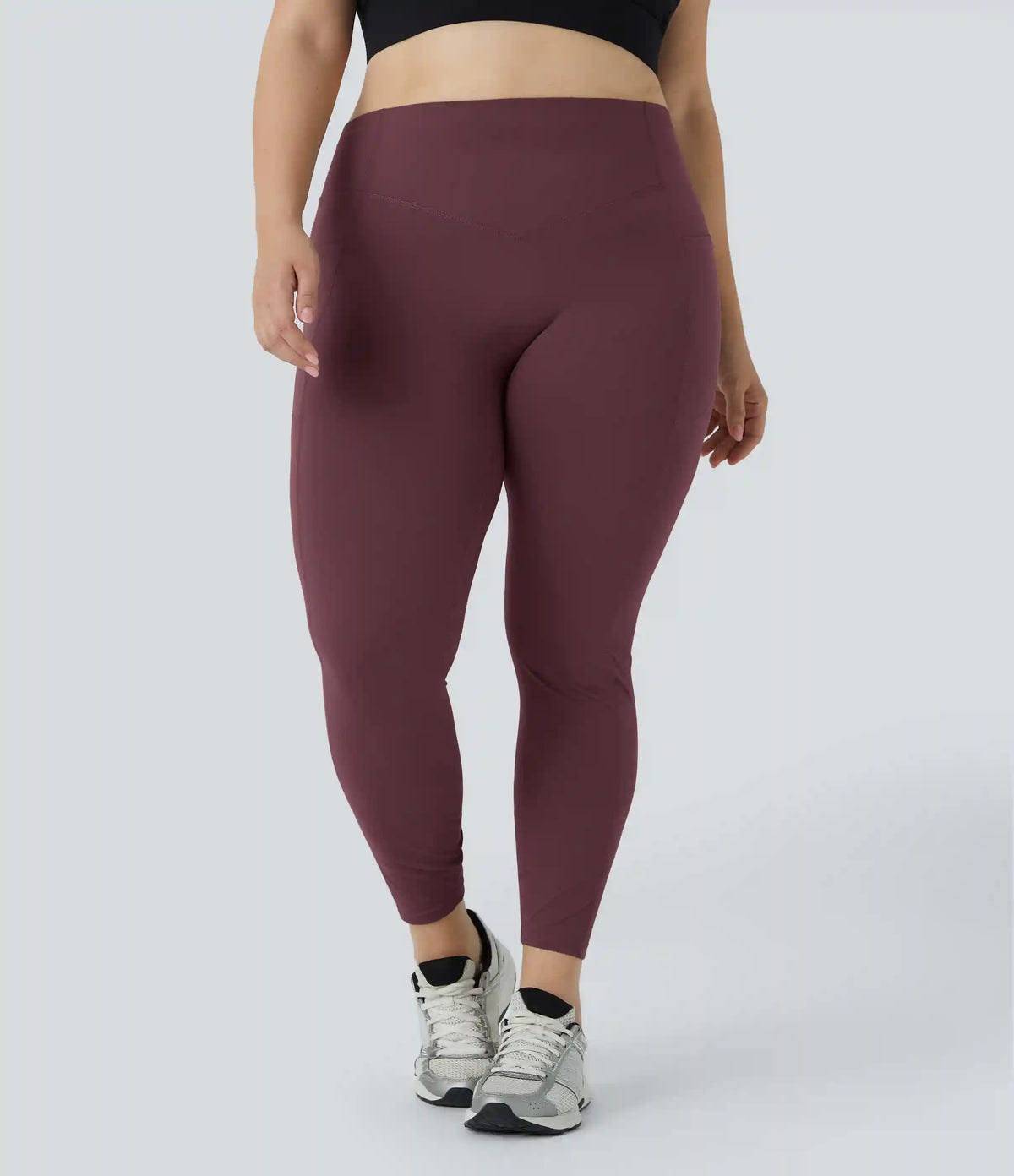 Halara UltraSculpt™ High Waisted Scrunch Butt Lifting Tummy Control Pocket Shaping Training Plus Size Leggings
