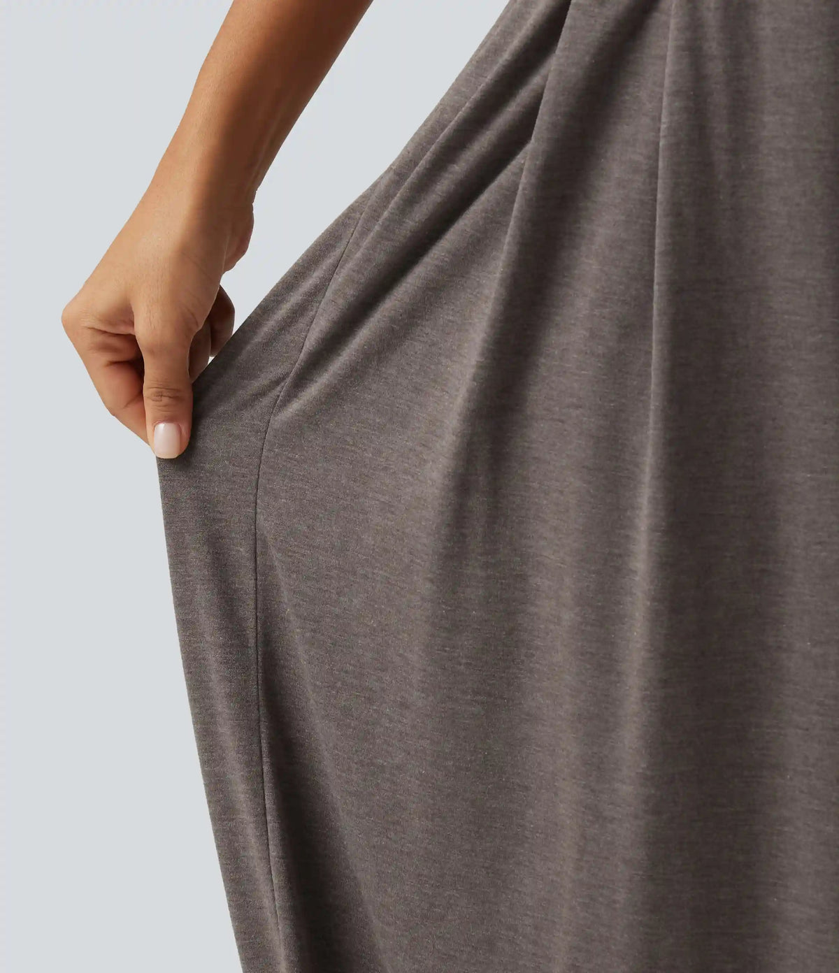 High Waisted Crossover Yoga Balloon Pants with Pockets