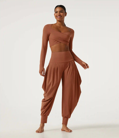 SoftlyZero™ Airy High Waisted Stacked InstantCool Dance Joggers with Pockets