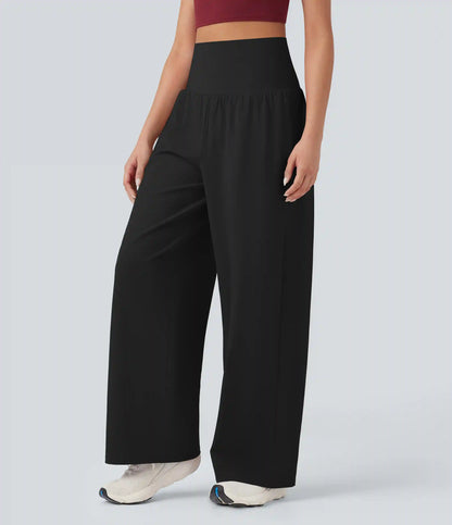 Softlyzero™ Airy Super High Waisted 2-in-1 Straight Leg InstantCool Yoga Pants with Pockets