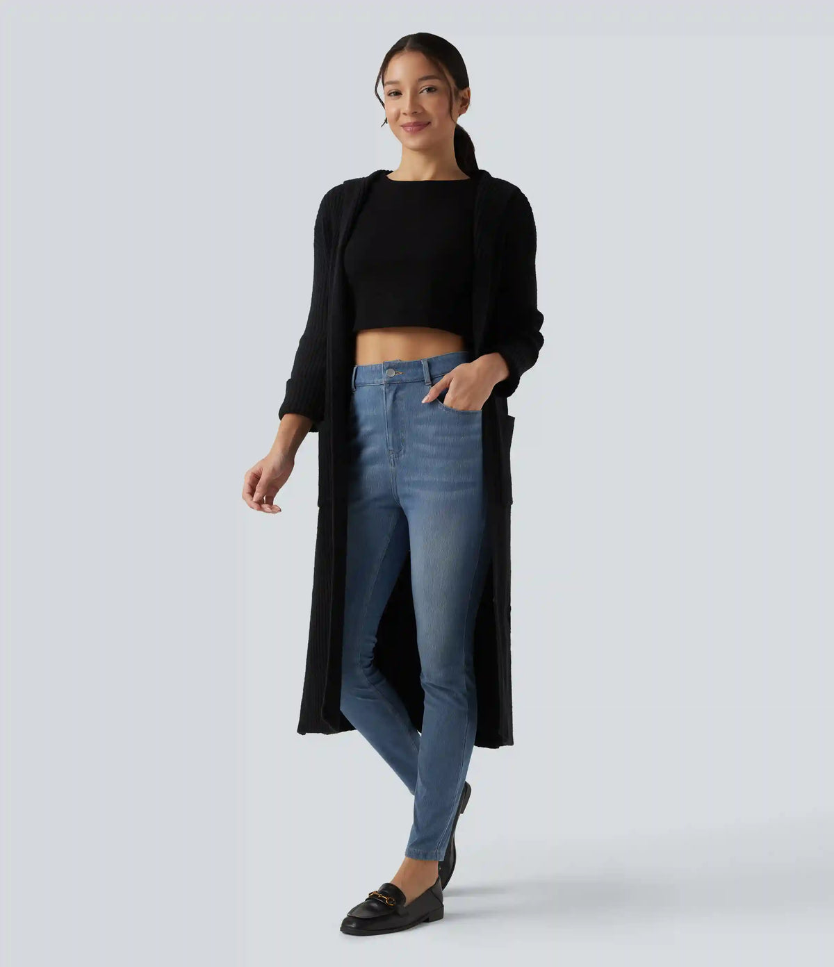 Halara Flex™ High Waisted Casual Skinny Jeans with Pockets