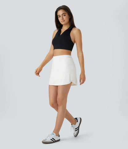 Everyday High Waisted Pocket 2-in-1 Micro Mini Golf Skirt-Clarity