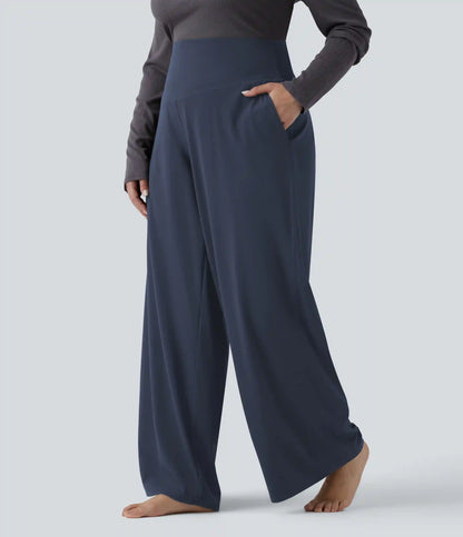 Halara UltraSculpt™ High Waisted Tummy Control Straight Leg Yoga Plus Size Pants with Pockets