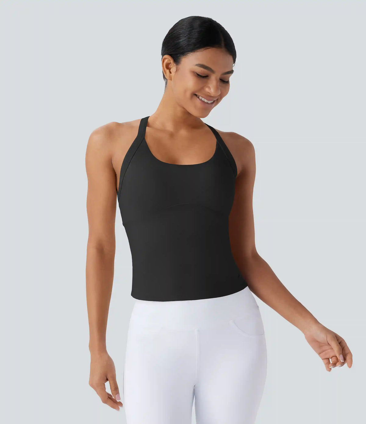 SoftlyZero™ Plush Cut Out Yoga Tank Top A-D Cups