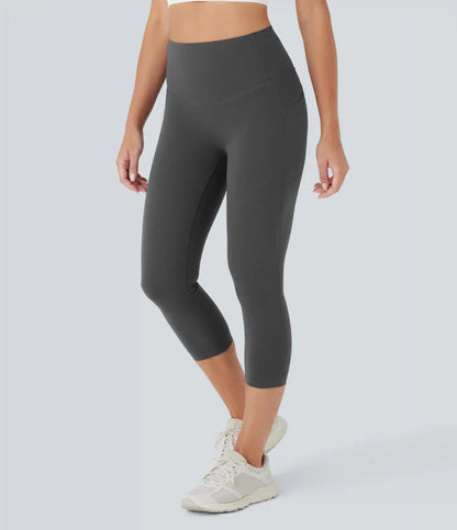 Halara UltraSculpt™ High Waisted Butt Lifting Tummy Control Pocket Shaping Capri Training Leggings