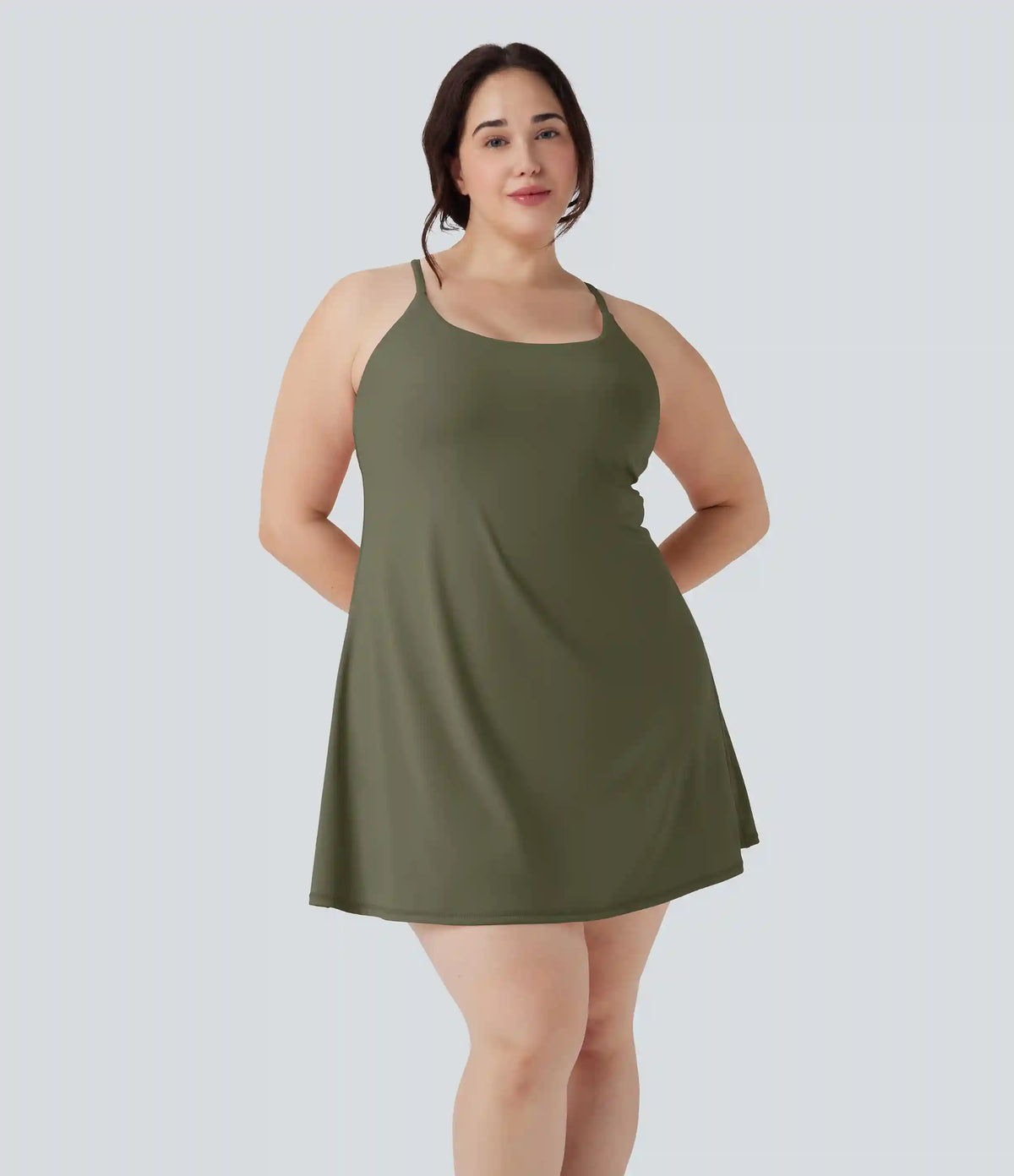 SoftlyZero™ Plush Active Plus Size Dress-Longer Length-Easy Peezy Edition