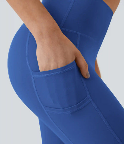SoftlyZero™ High Waisted Double Pockets Plain Leggings