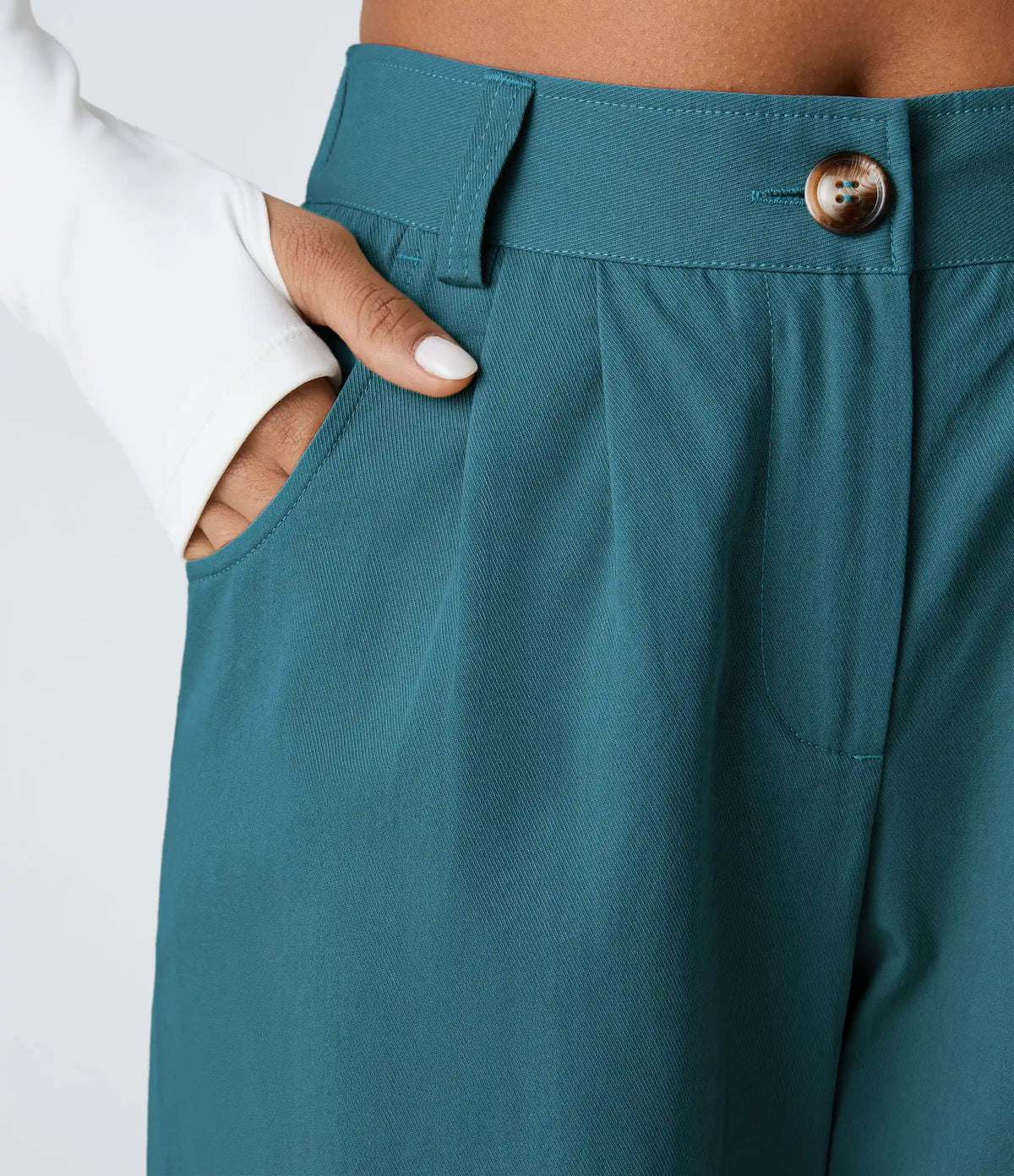 Mid Rise Casual Joggers with Pockets