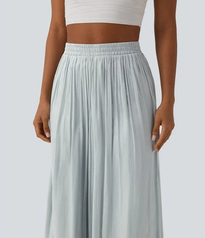 High Waisted Flowy Resort Baggy Pants