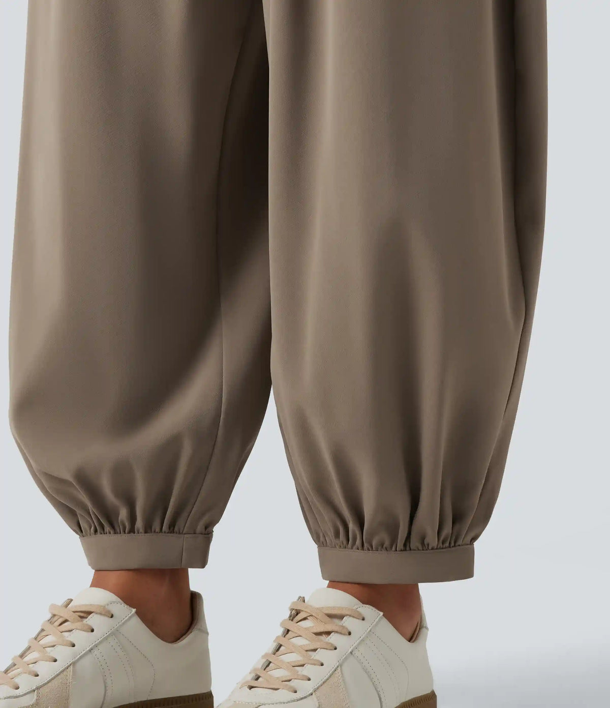 Mid Rise Casual Pants with Pockets