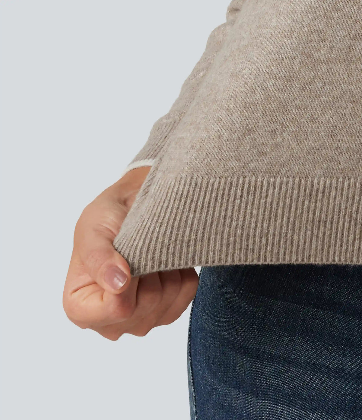 One Shoulder Long Sleeve Casual Sweater