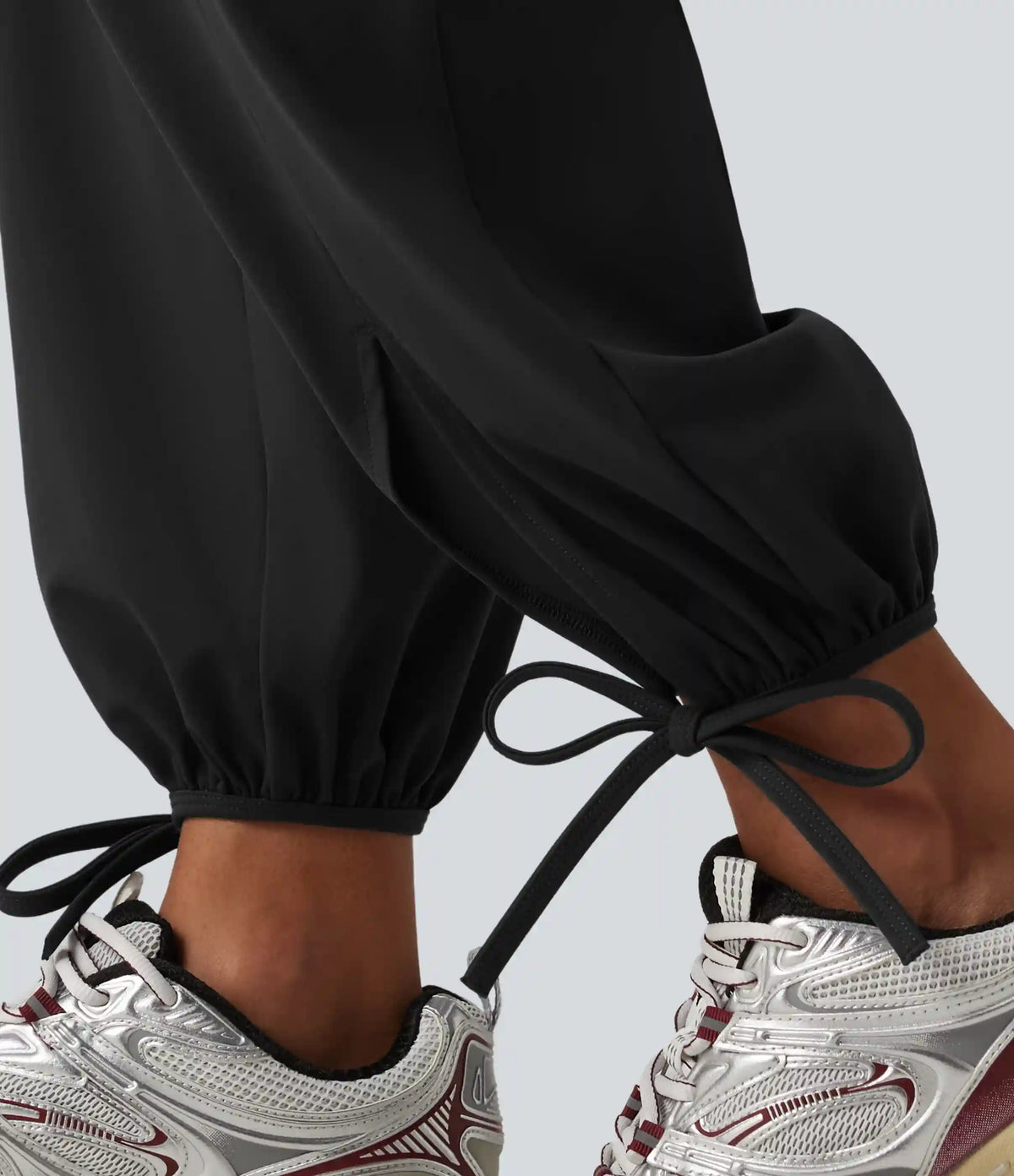 Halara UltraSculpt™ High Waisted Lace Up Yoga Joggers with Pockets