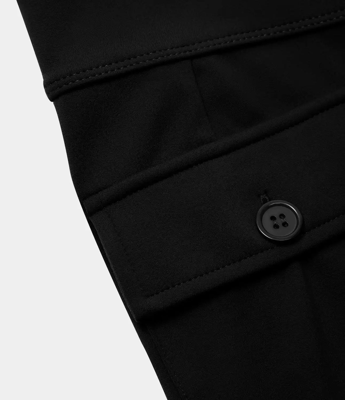 High Waisted Side Flap Pocket Flare Casual Cargo Pants