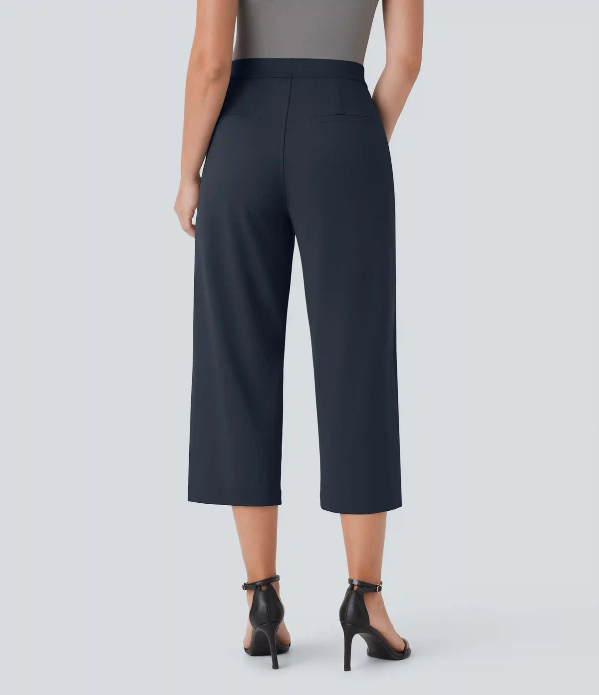 Halara Flex™ DayStretch High Waisted Side Pocket Straight Leg Capri Work Pants