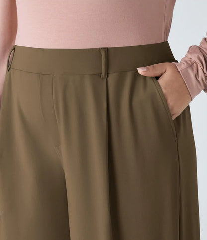 Halara Flex™ DayStretch High Waisted Pocket Straight Leg Work Plus Size Pants