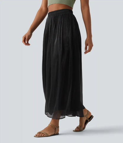 High Waisted Flowy Resort Baggy Pants