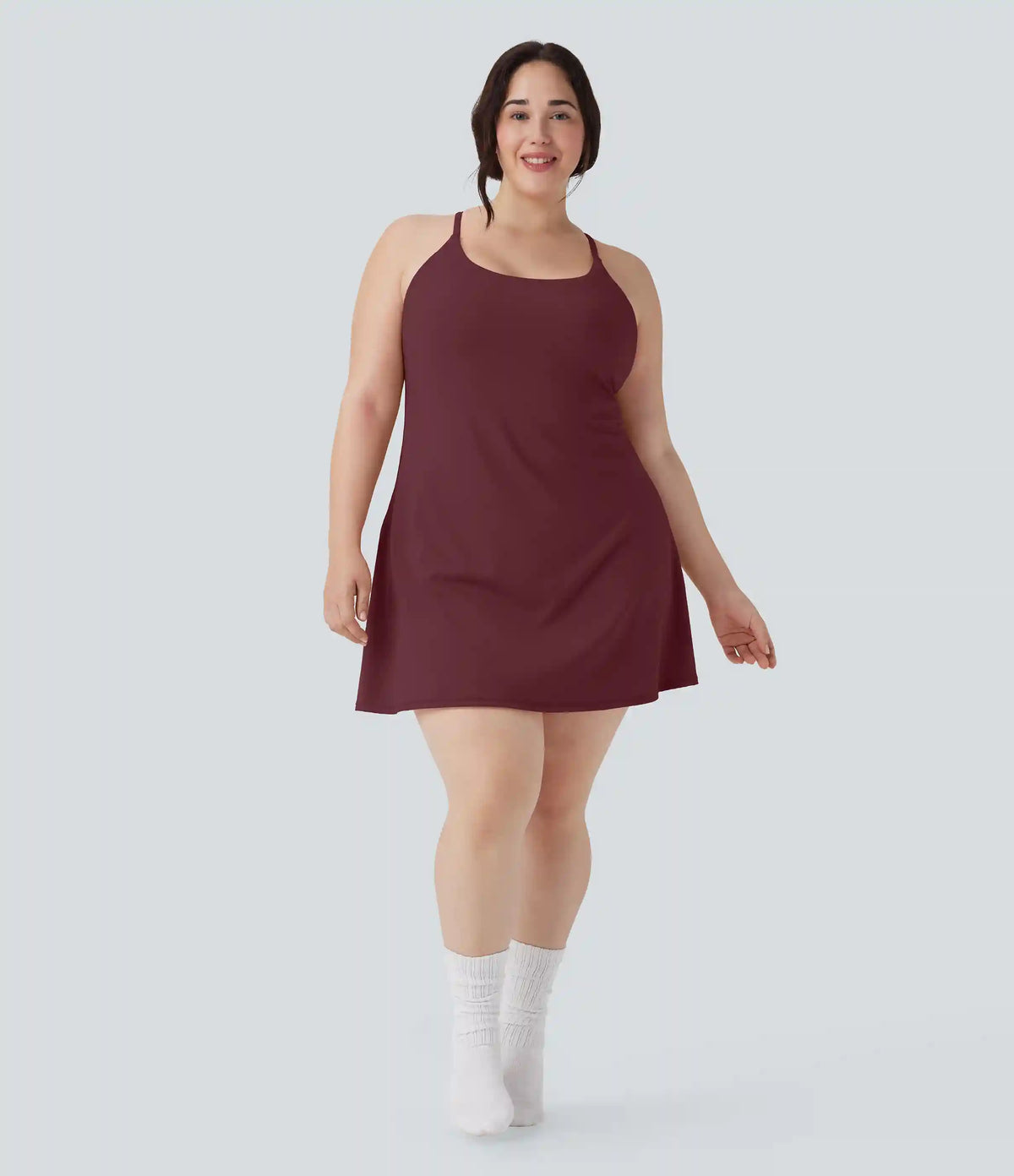 SoftlyZero™ Plush Active Plus Size Dress-Longer Length-Easy Peezy Edition