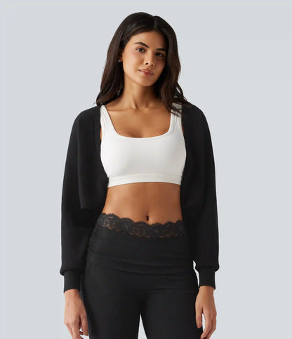 Long Sleeve Open Front Casual Cardigan