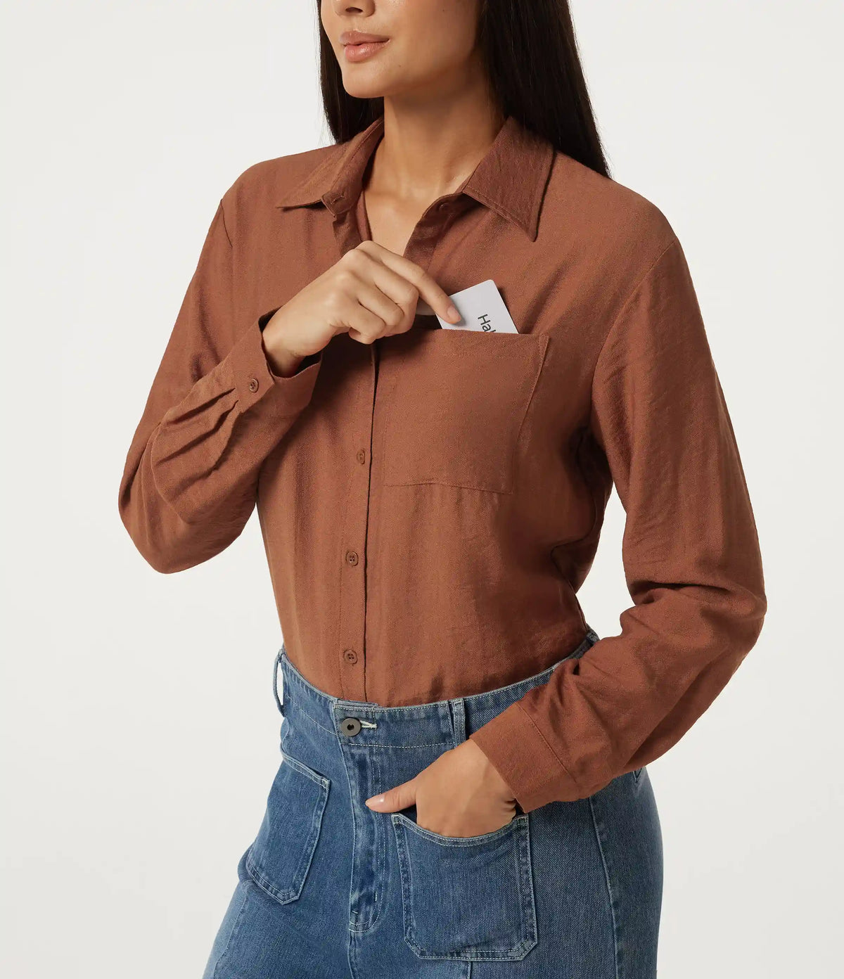 Long Sleeve Work Shirt with Pocket