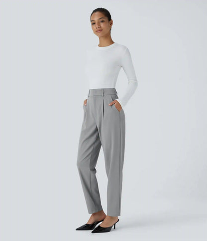 Halara Flex™ High Waisted Pocket Solid Work Tapered Pants