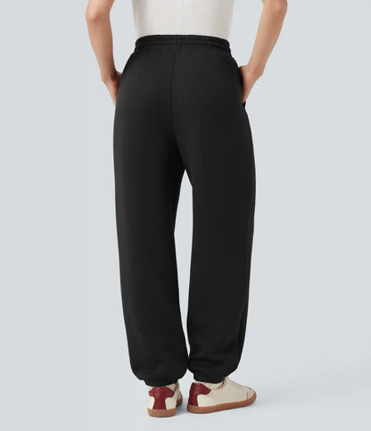 SpacerTek™ Mid Rise Drawstring Casual Joggers with Pockets