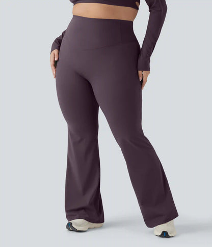 Halara UltraSculpt™ High Waisted Tummy Control Shaping Yoga Flare Plus Size Leggings
