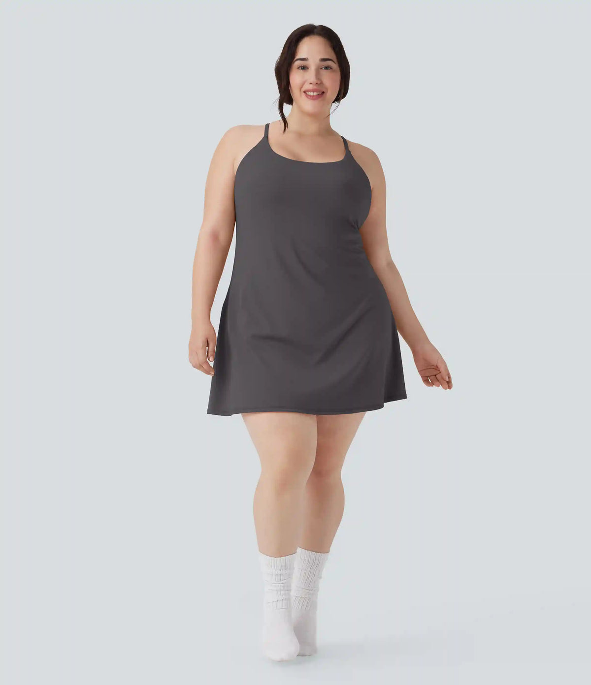 SoftlyZero™ Plush Active Plus Size Dress-Longer Length-Easy Peezy Edition