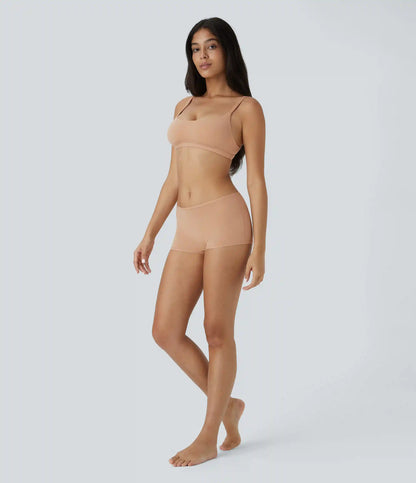High Stretch Low Rise Solid Lounge Boy Shorts