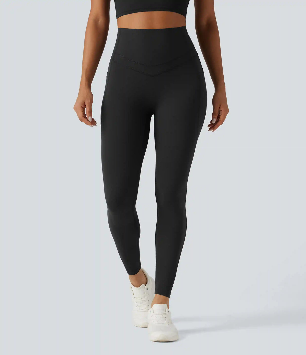 Halara UltraSculpt™ High Waisted Tummy Control Shaping Yoga Leggings with Pockets