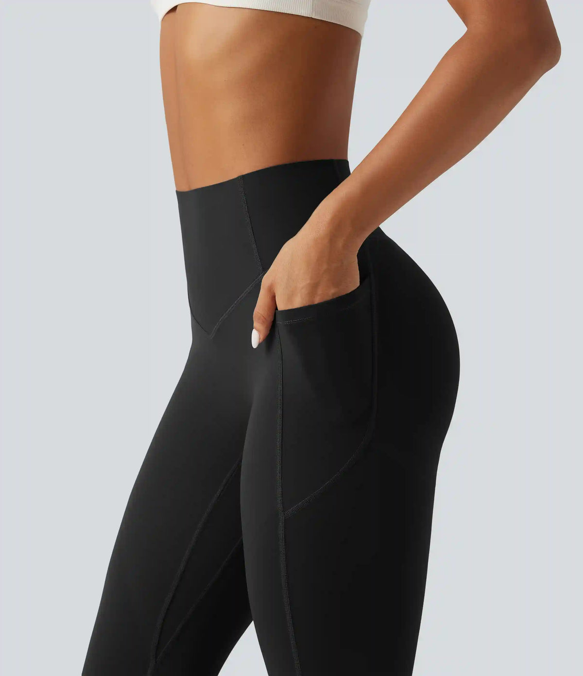 Halara UltraSculpt™ High Waisted Tummy Control Butt Lifting Yoga Leggings with Pockets