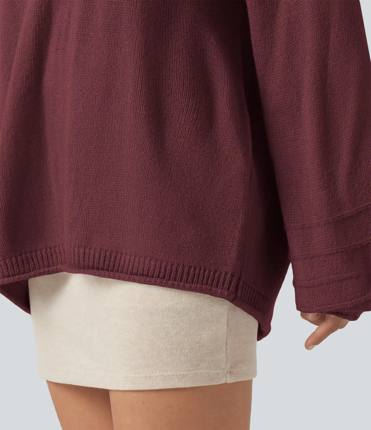 V Neck Long Sleeve Casual Sweater