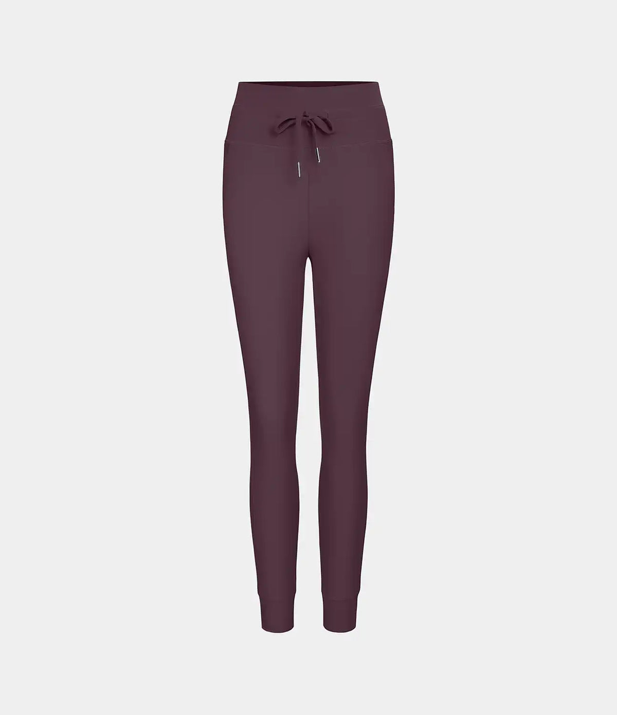 SoftlyZero™ Plush High Waisted Drawstring Pocket Plain Full Length Joggers