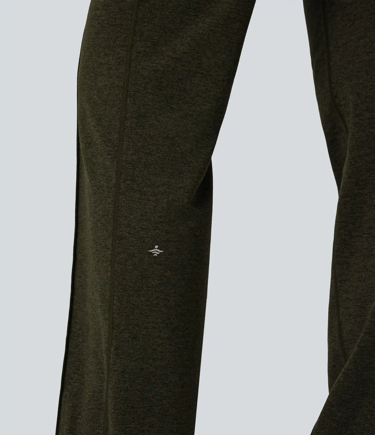 Mid Rise Drawstring Straight Leg Workout Pants with Pockets