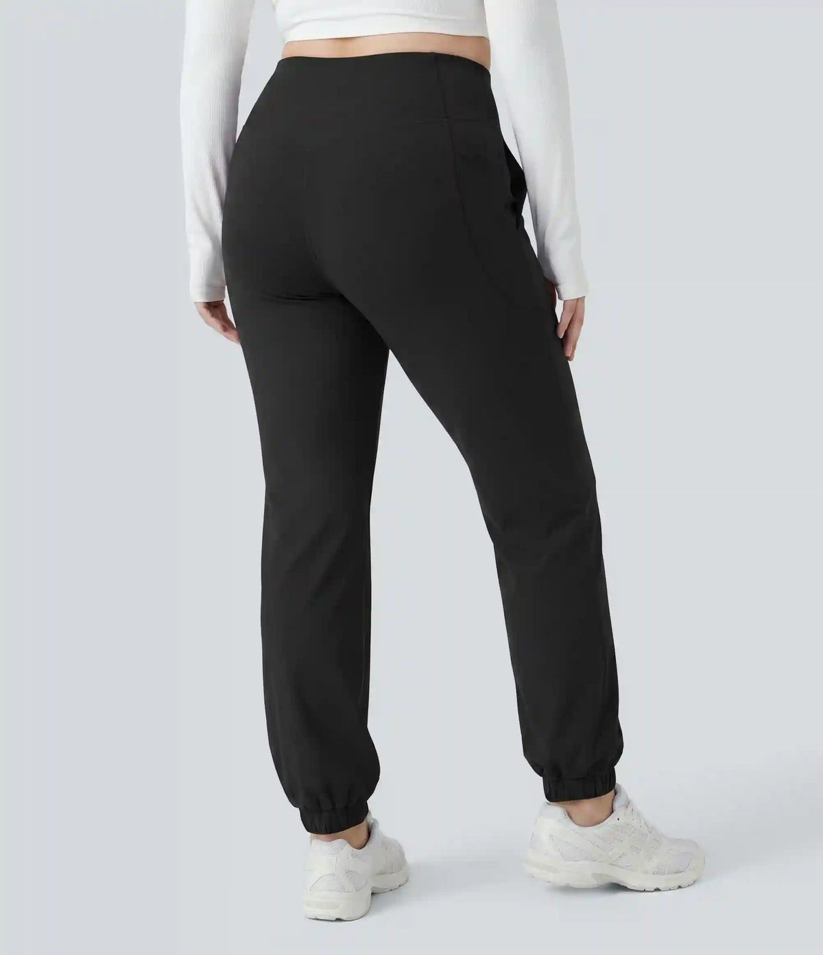 Plus Size SoftlyZero™ High Waisted Tummy Control Dance Balloon Joggers with Pockets