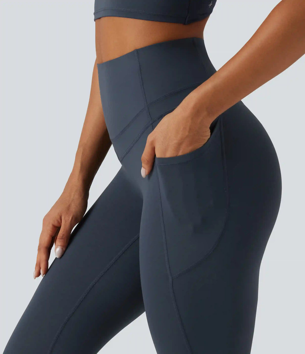 Halara UltraSculpt™ High Waisted Tummy Control Shaping Yoga Leggings with Pockets