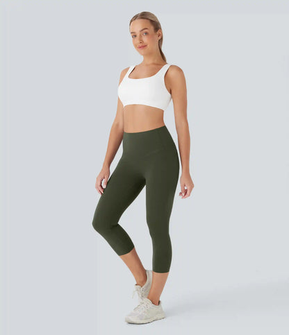 Halara UltraSculpt™ High Waisted Butt Lifting Tummy Control Pocket Shaping Capri Training Leggings