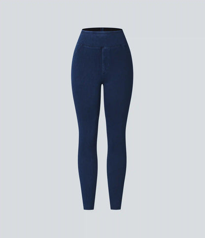 Halara Flex™ High Waisted Pocket Denim Casual Leggings