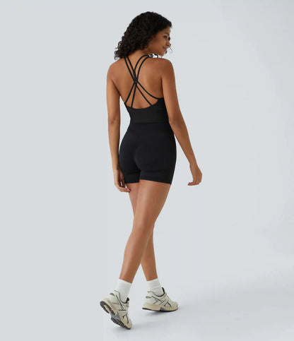 OneForm Seamless Flow Low Support Ruched Double Straps Sports Bra A-D Cups