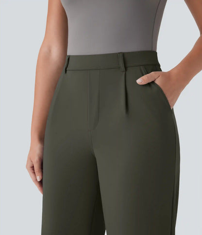 Halara Flex™ DayStretch High Waisted Side Pocket Straight Leg Capri Work Pants