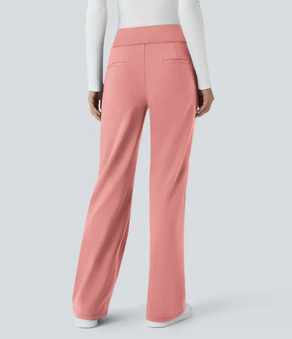Halara Flex™ DayStretch Mid Rise Side Zipper Pocket Work Flare Pants