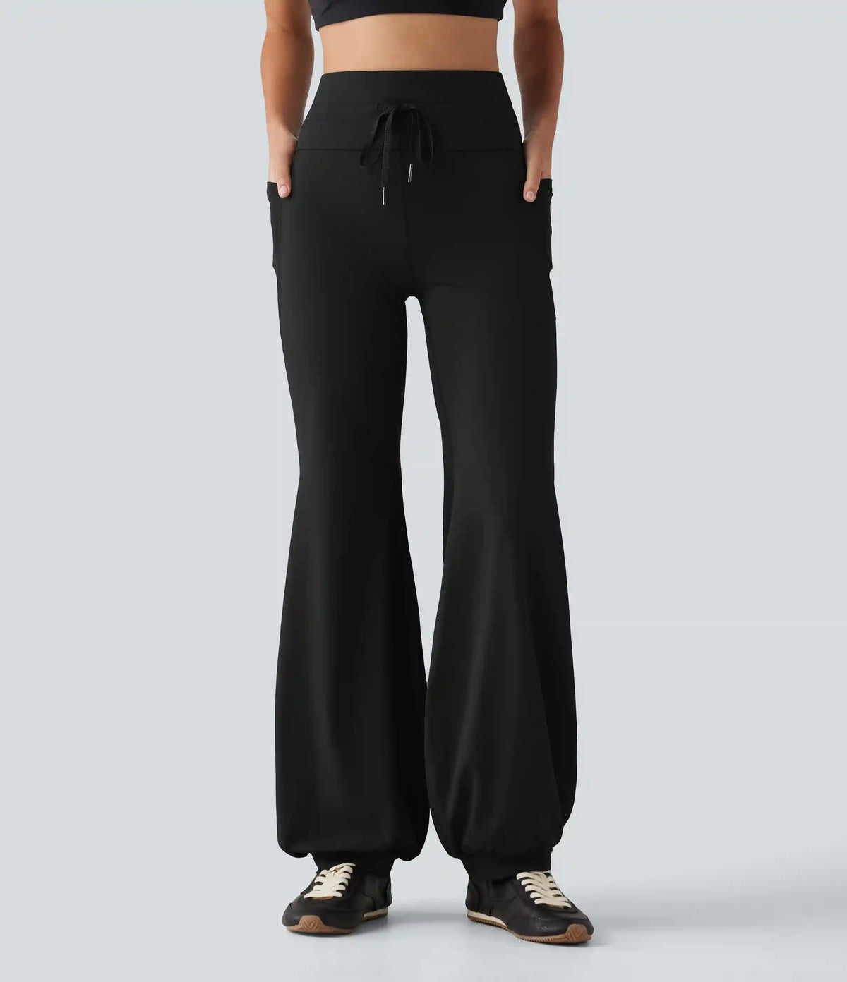 Halara UltraSculpt™ High Waisted Foldover Drawstring Yoga Joggers with Pockets