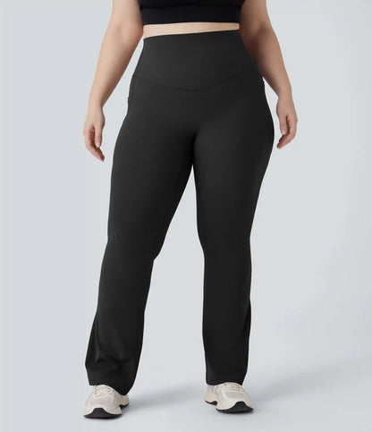 Halara UltraSculpt™ High Waisted Tummy Control Pocket Shaping Yoga Bootcut Plus Size Leggings