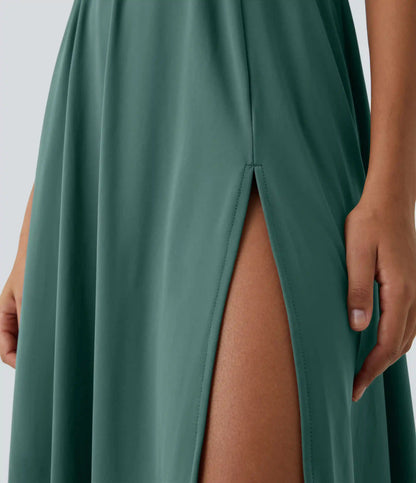 Padded Midi Casual Dress A-D Cups