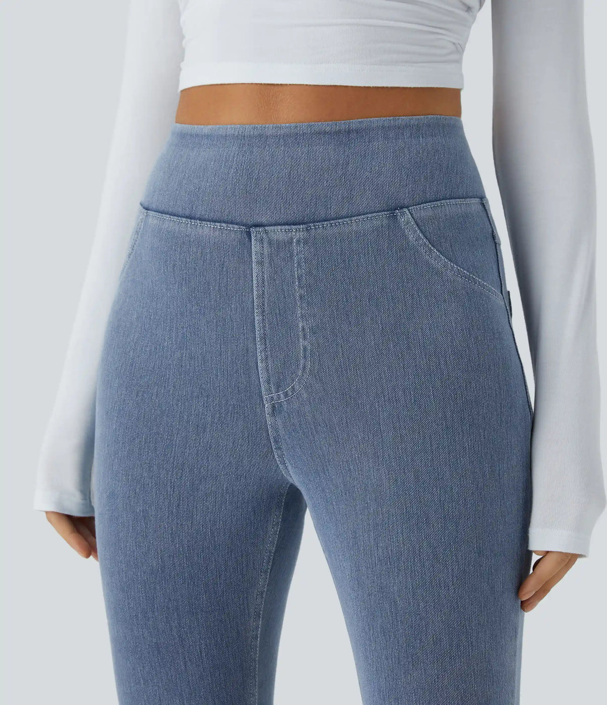 Halara Flex™ High Waisted Pocket Denim Casual Leggings