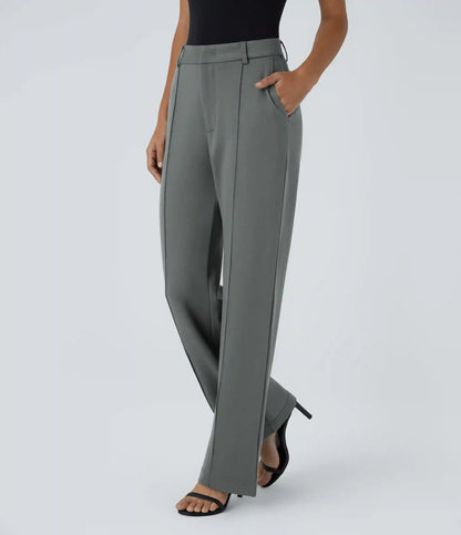 Halara Flex™ High Waisted Zipper Pocket Straight Leg Work Pants