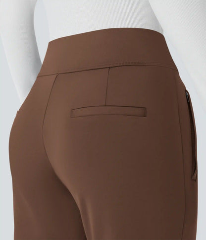 Halara Flex™ DayStretch Mid Rise Side Zipper Pocket Work Flare Pants