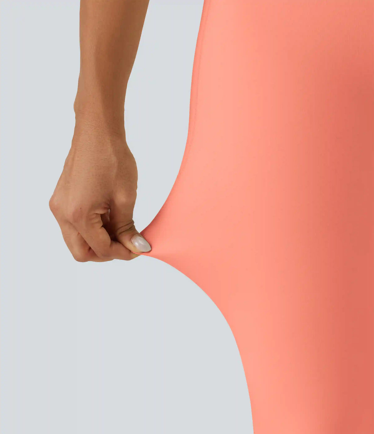 SoftlyZero™ High Waisted Crossover Plain Yoga Leggings with Pockets