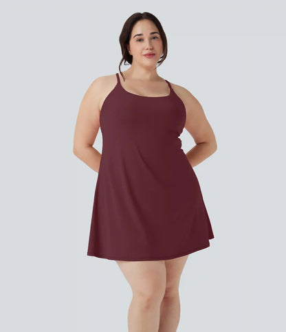 SoftlyZero™ Plush Active Plus Size Dress-Longer Length-Easy Peezy Edition